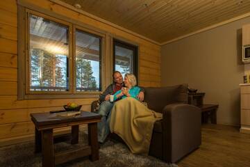 Фото номера Апартаменты с сауной Лоджи Valkea Arctic Lodge г. Пелло 9