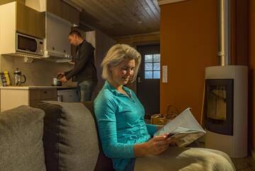 Фото номера Апартаменты с сауной Лоджи Valkea Arctic Lodge г. Пелло 7